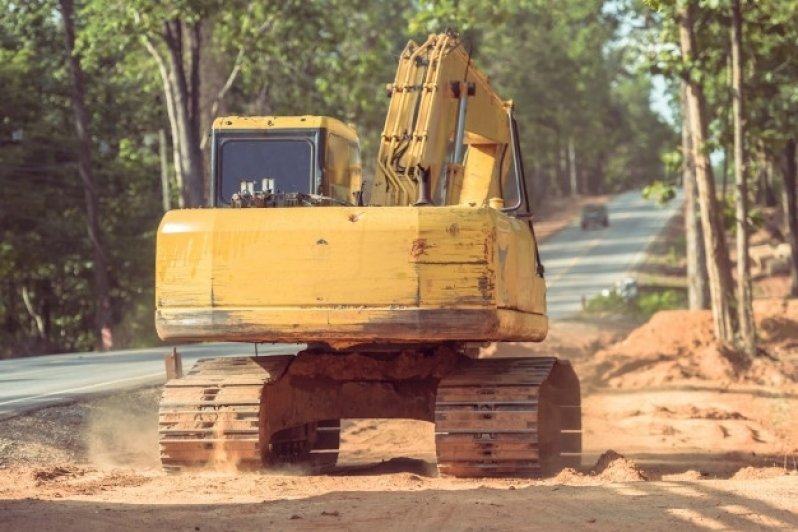 Aluguel de Máquinas e Equipamentos de Terraplenagem Valor Santo André - Aluguel de Caçamba para Entulho