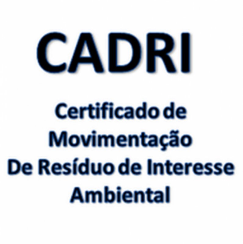 Cadri Cetesb Imirim - Cadri e Licença de Operação