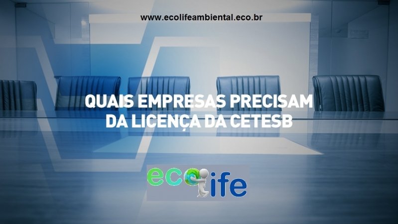 Solicitar Licença Cetesb Cnae José Bonifácio - Licença Cetesb Microempresa