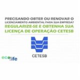 empresa especializada em cetesb licença ambiental São Domingos
